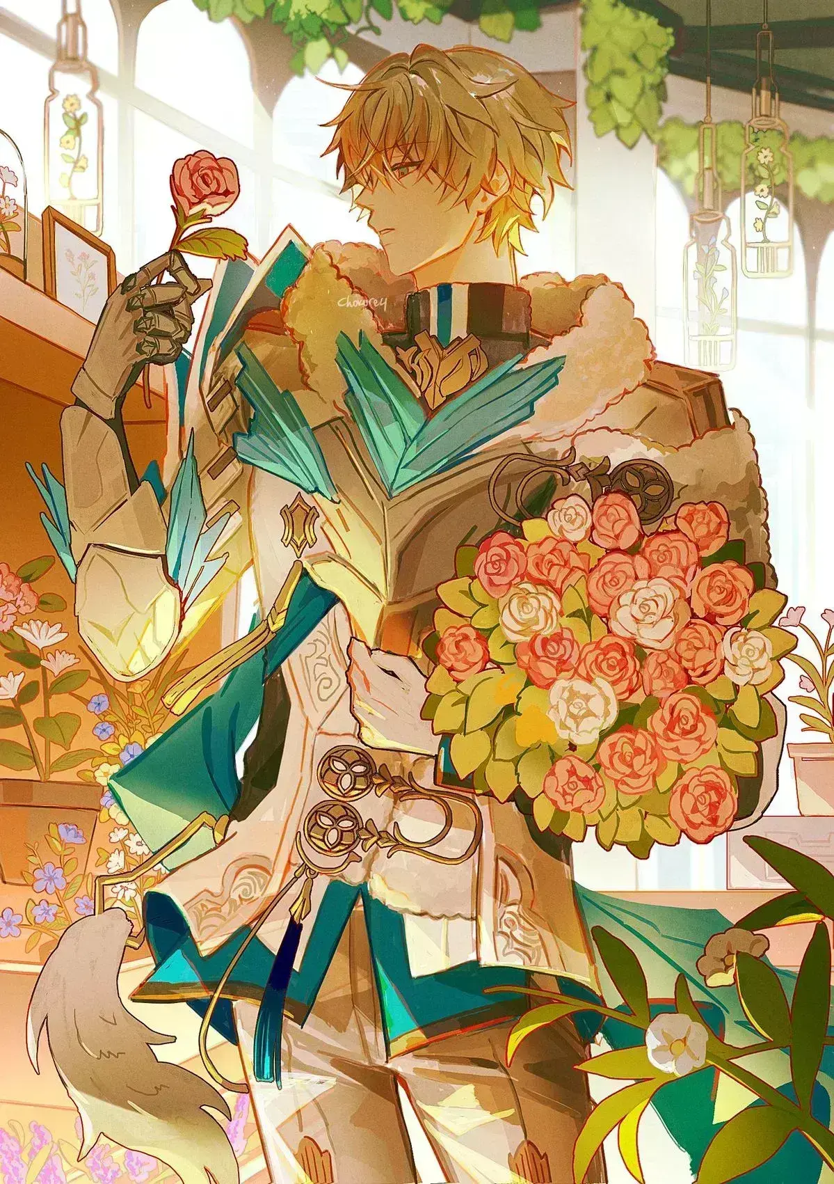 Avatar of Gepard Landau// Your husband returned from service.