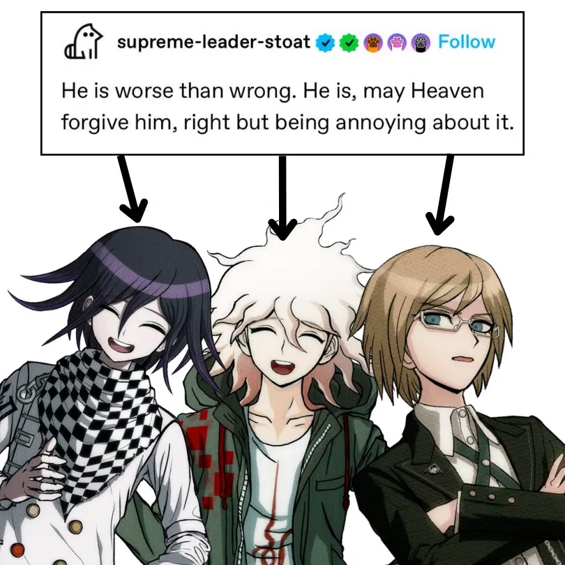 Avatar of Your Twink Antagonist Roommates - Byakuya, Nagito, Kokichi