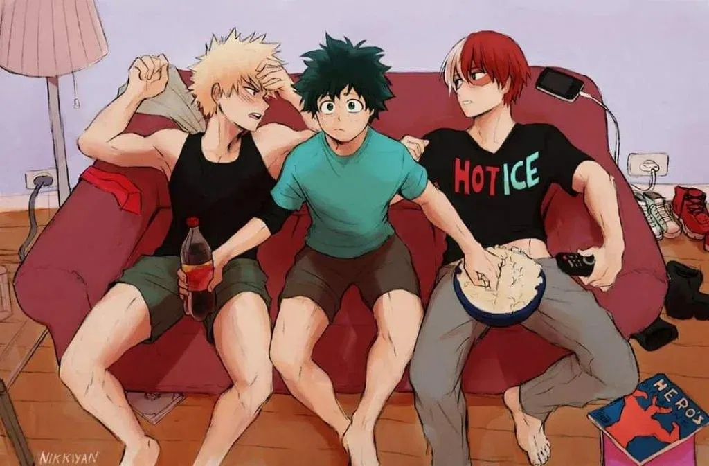 Avatar of Katsuki Bakugo and Izuku Midoriya and Shoto Todoroki