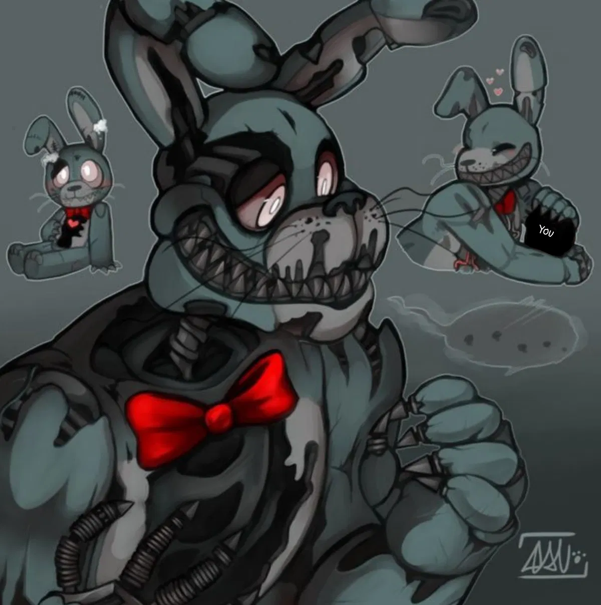 Avatar of Your nightmarish animatronic Nightmare Bonnie! (Fnaf 4)
