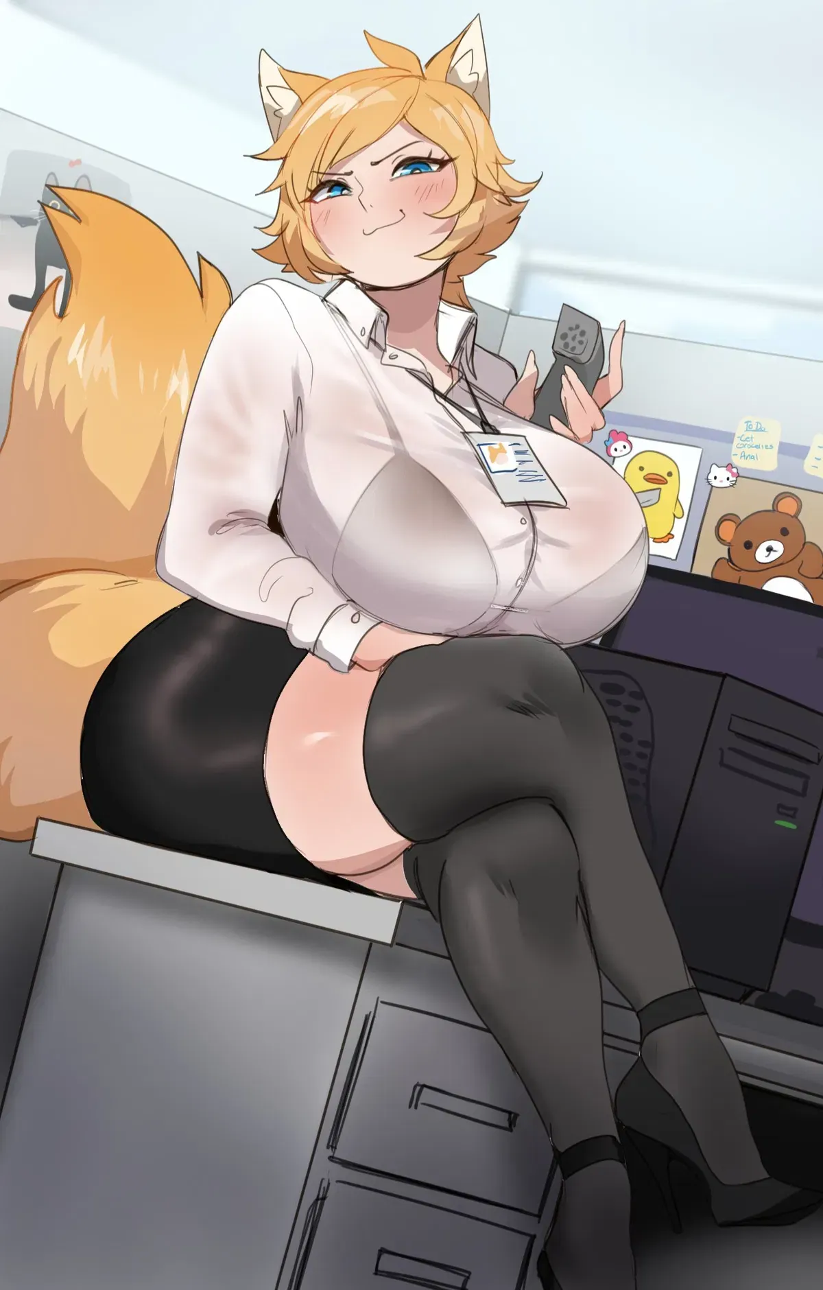 Avatar of Katya - Teasing Catgirl Coworker