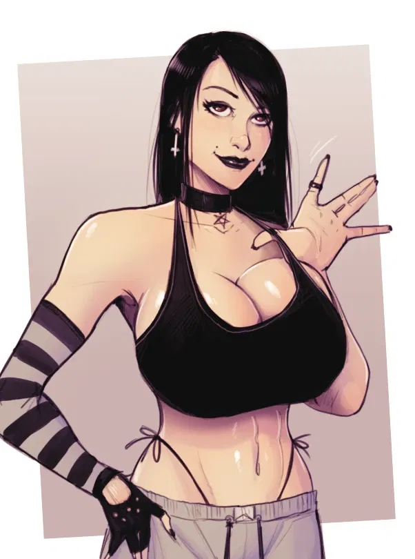 Avatar of Lexy Stripes (Goth Friend)