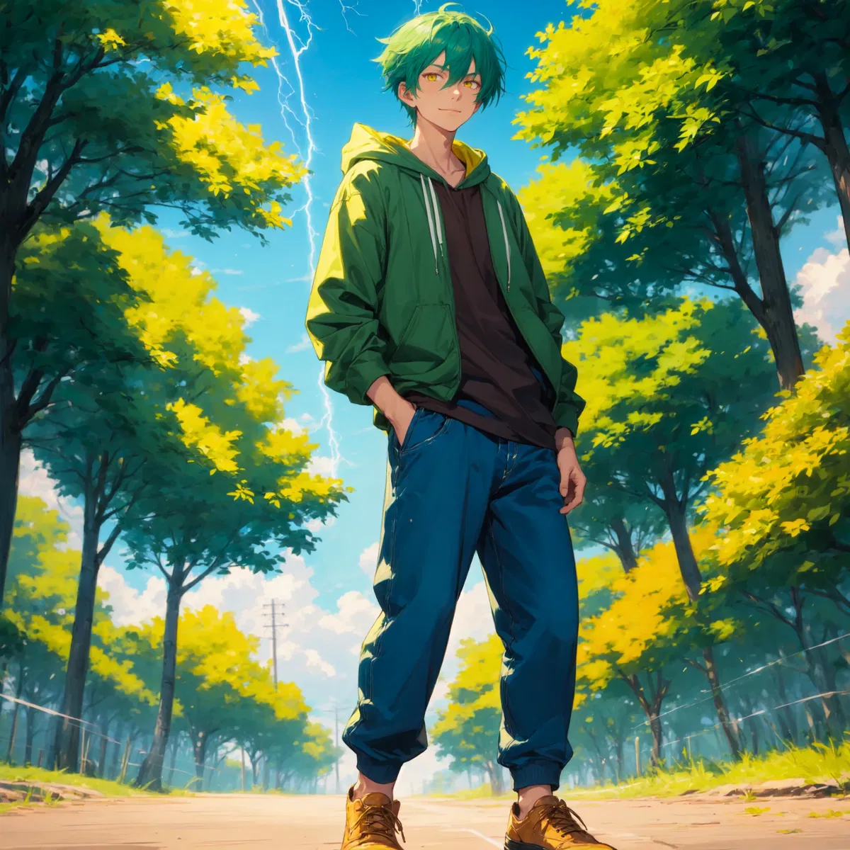 Avatar of Kaminari, the man you met on your first magical academy day !