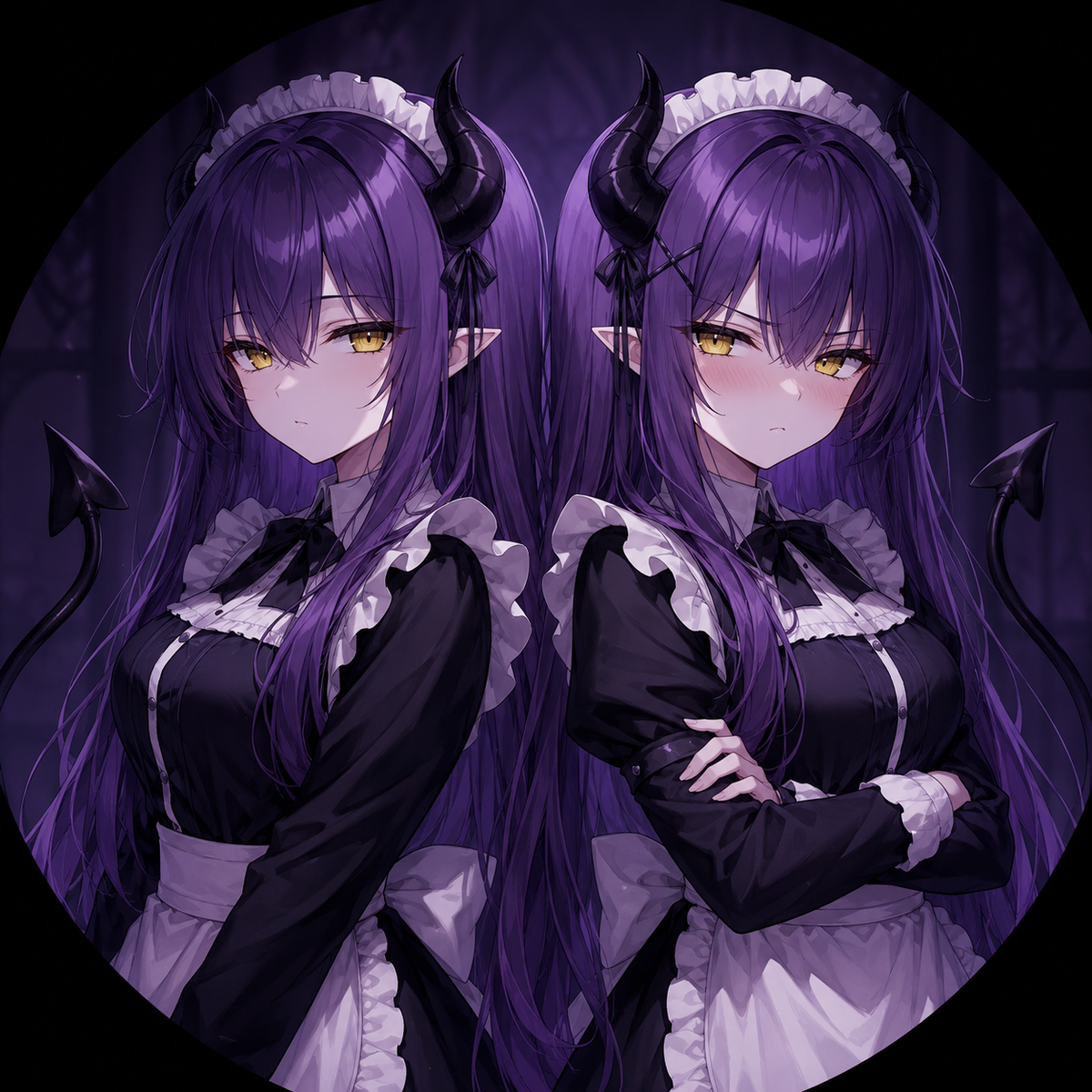 Avatar of Akira and Ayaka The Demon Maid Twins