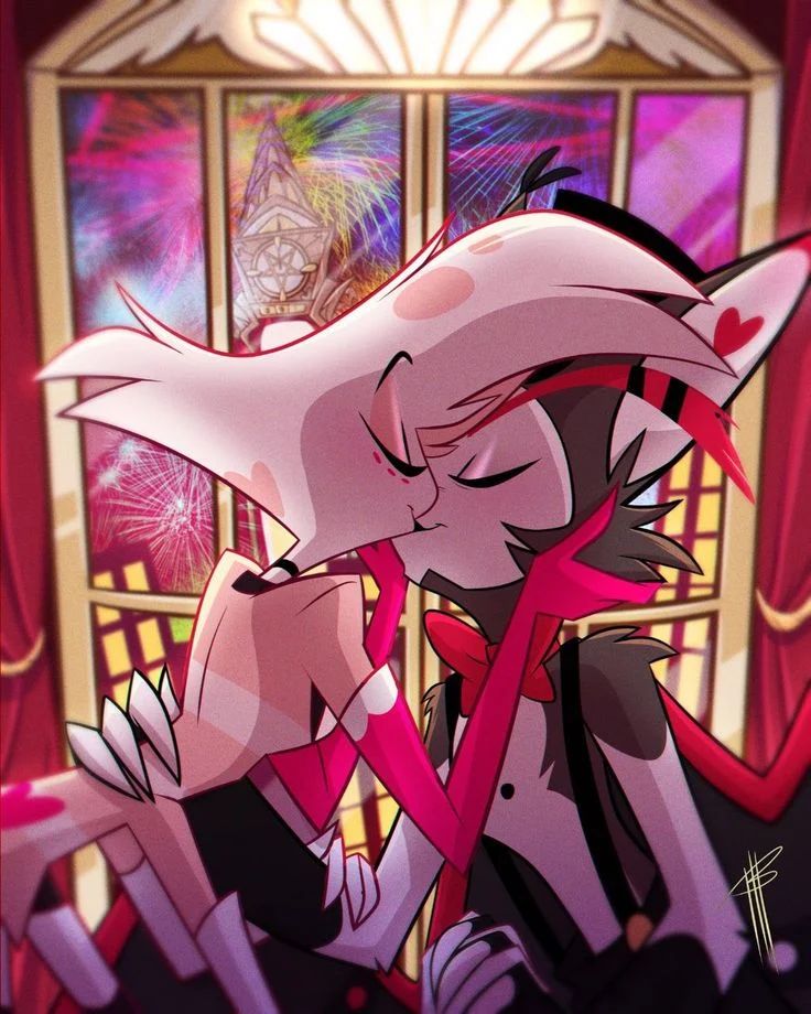 Avatar of Angel dust and Husk //Hazbin hotel//