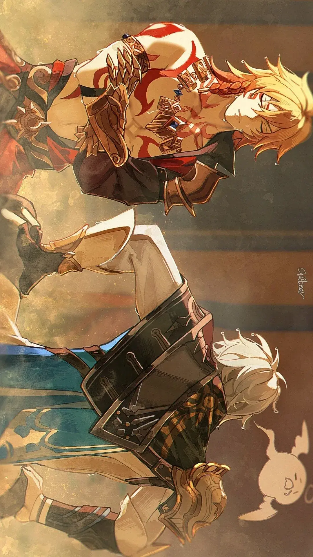 Avatar of Phainon and Mydei// You made one person happy, but broke another's heart.