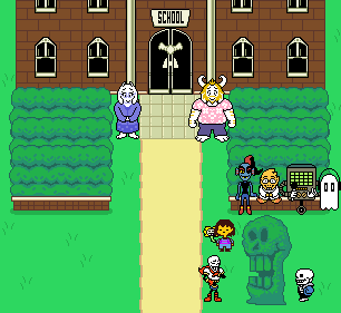 Avatar of Undertale Academy AU
