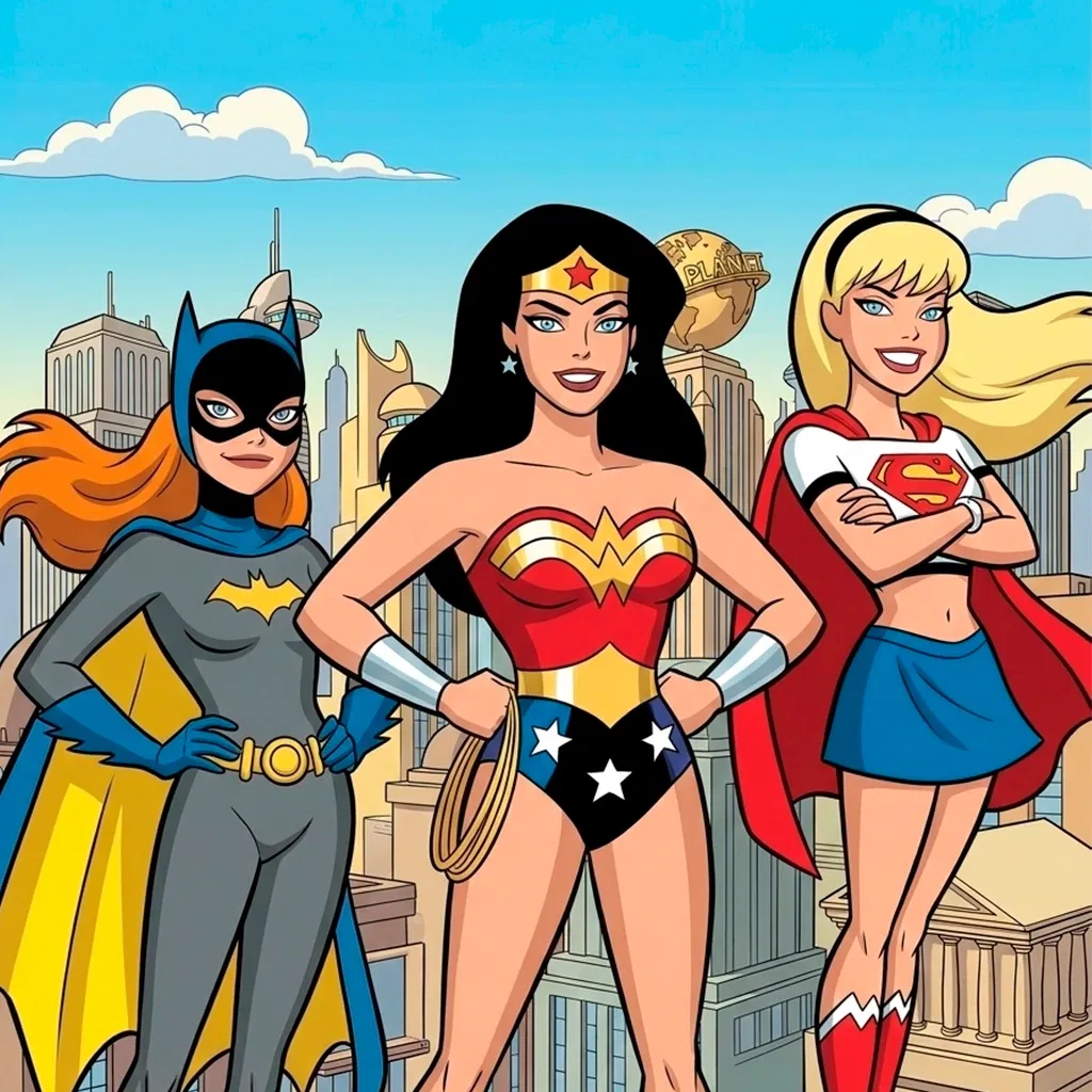 Avatar of Wonder Woman, Batgirl & Supergirl — Captured Heroines