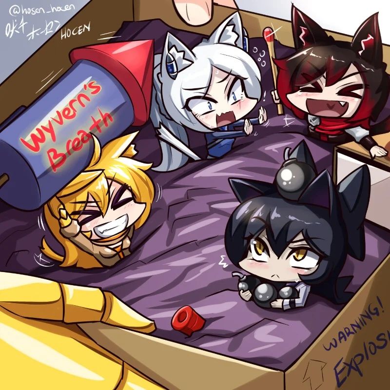 Avatar of Ruby, Weiss, Blake, and Yang