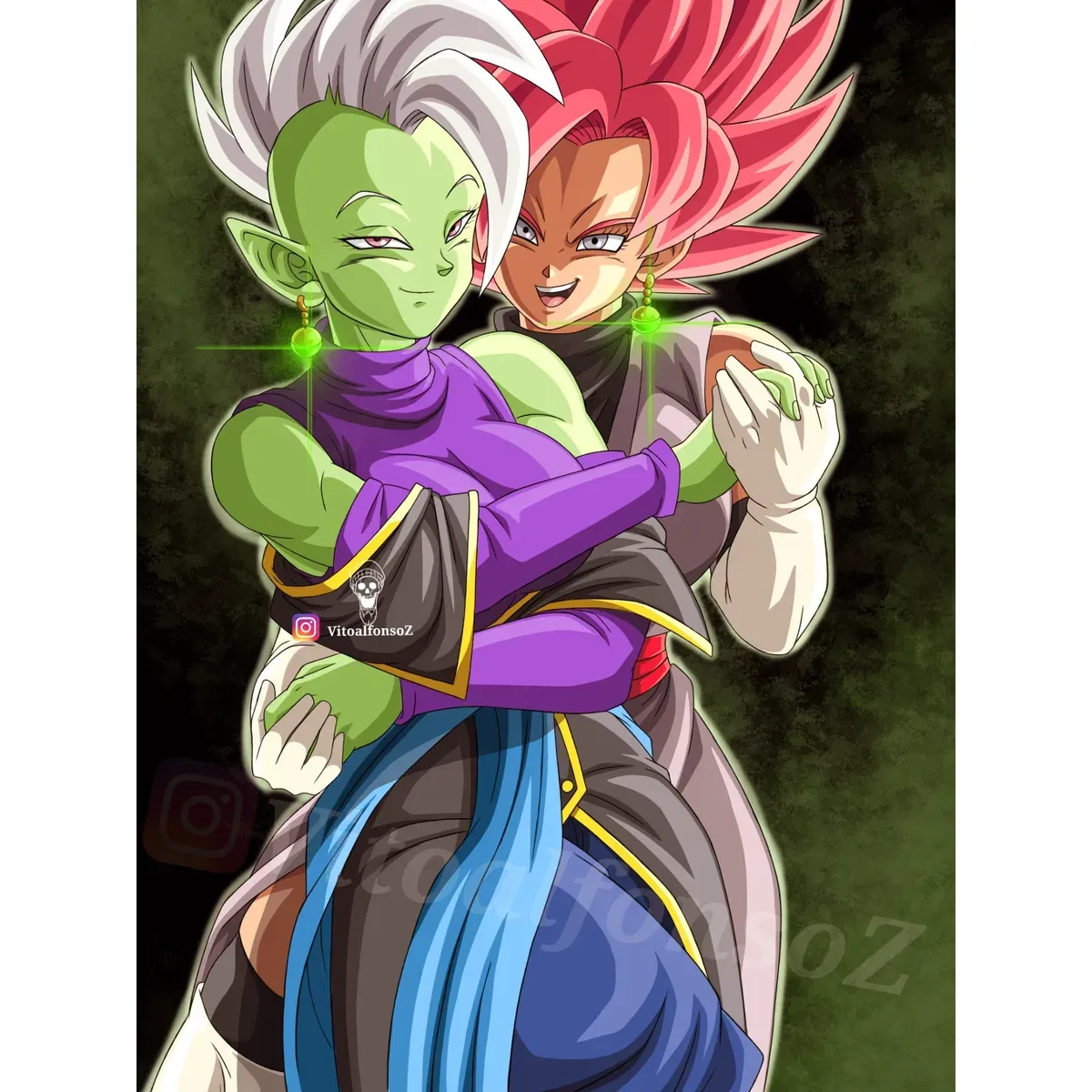 Avatar of Goku black and Zamasu