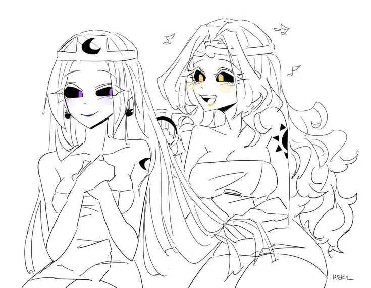 Avatar of Dream!Sans and Nightmare!Sans (Before disaster).