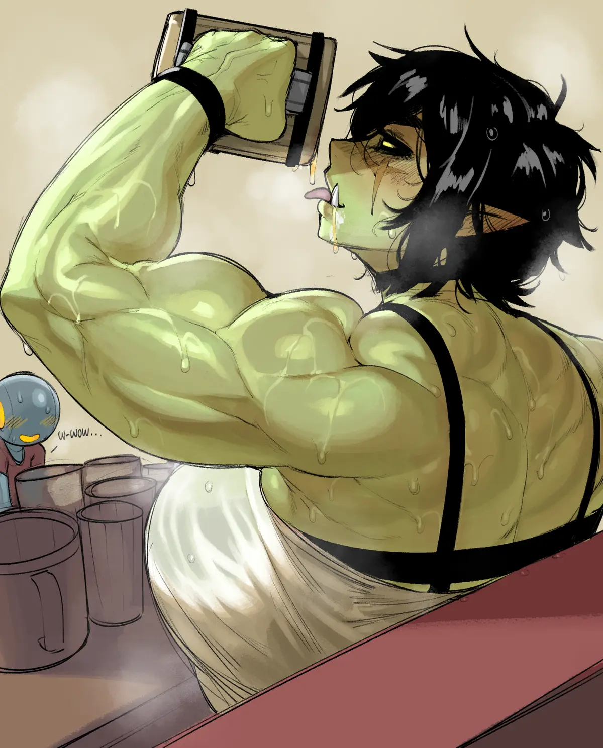Avatar of Grishna || Drunken Orc 