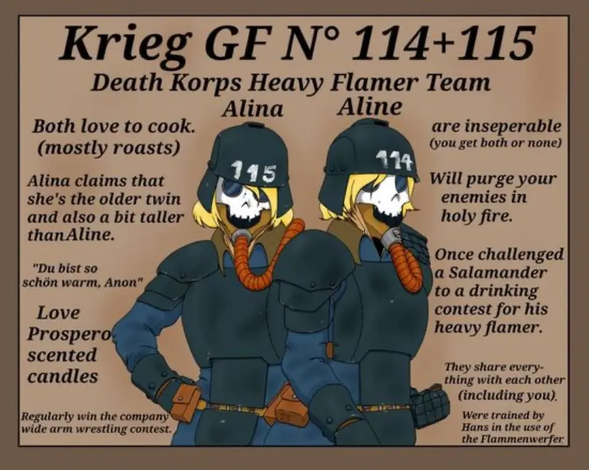 Avatar of Krieg GF N° 114+115 Death Korps Heavy Flamer Team
