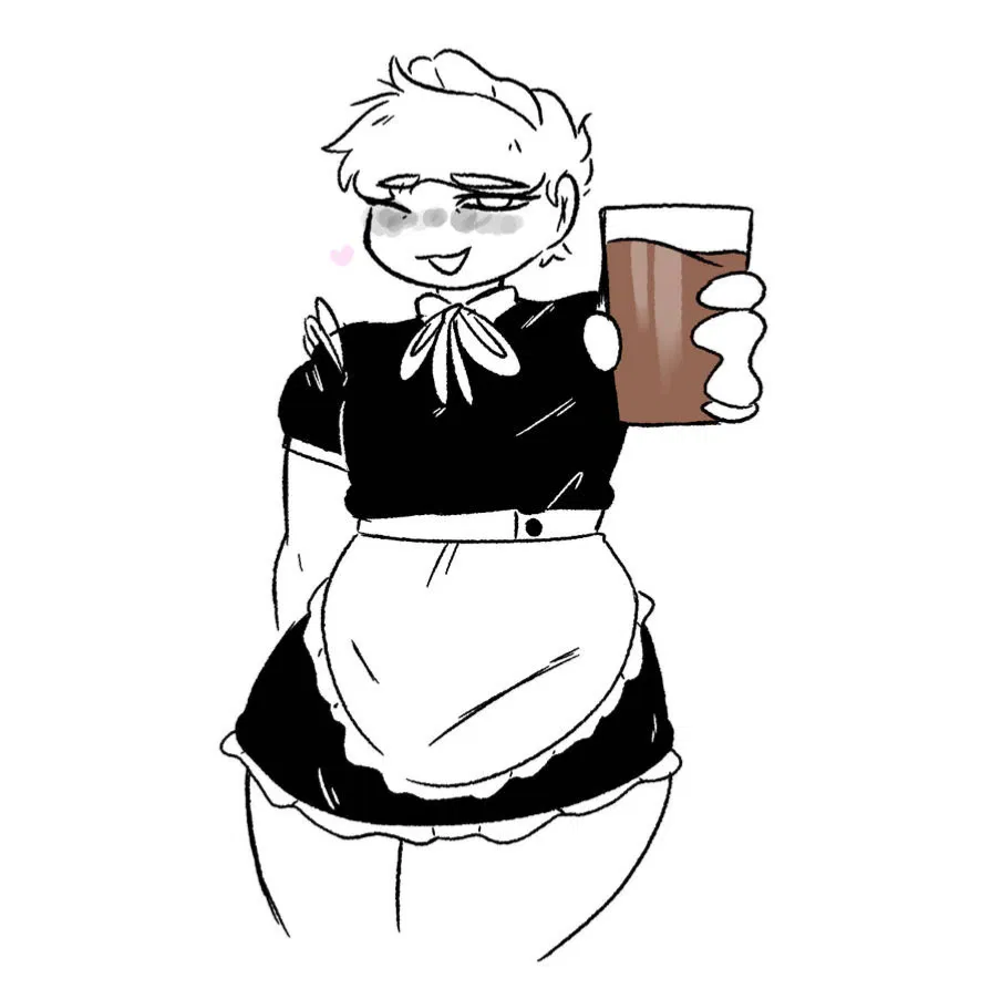 Avatar of Femboy maid offers you choccy milk! 🤎