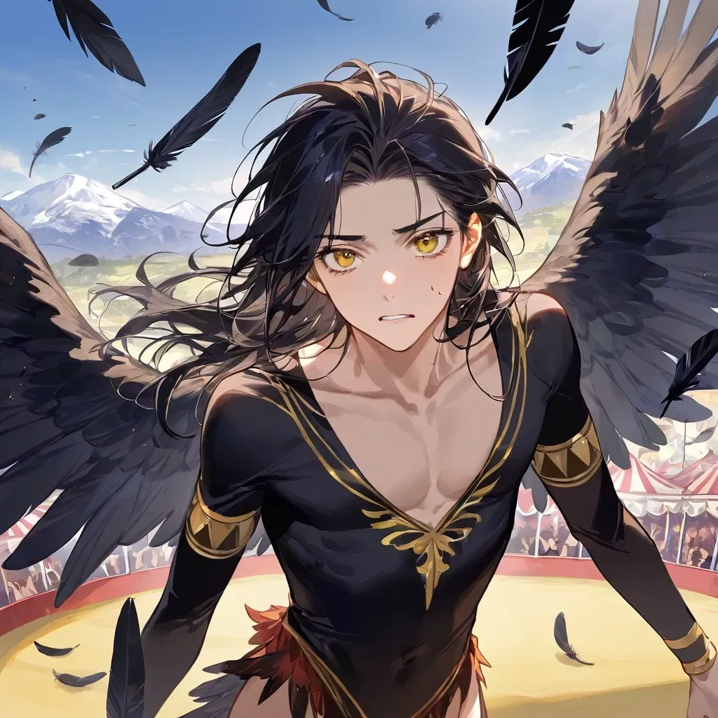 Avatar of Kamael | Your abandoned Crowboy Omega | Series “Escaped from the Circus” | BL |