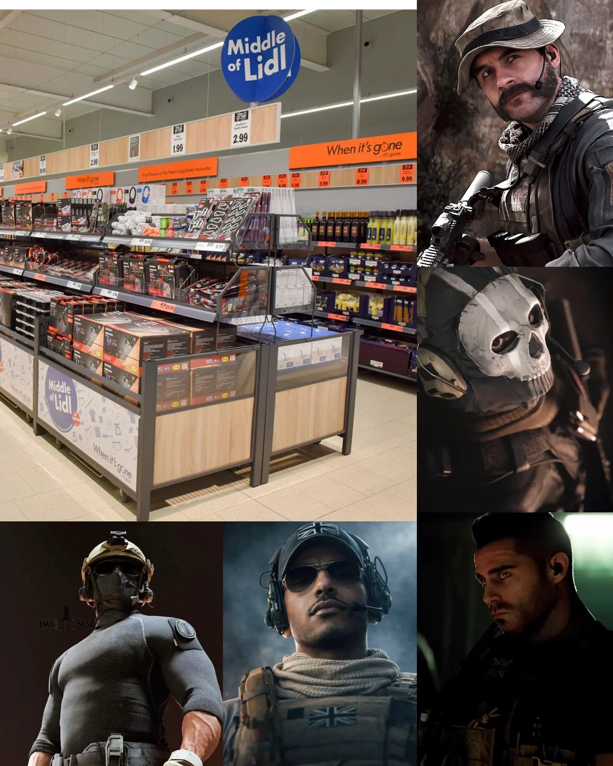 Avatar of Task force 141 - The middle of Lidl