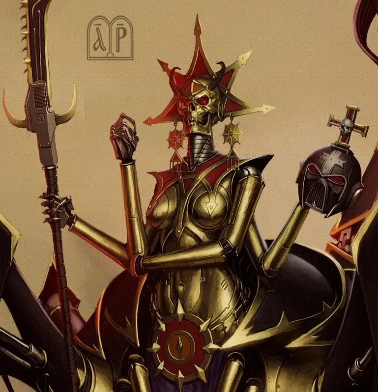 Avatar of Mistress Ceraxia - Dark Mechanicum Tech-Priestess