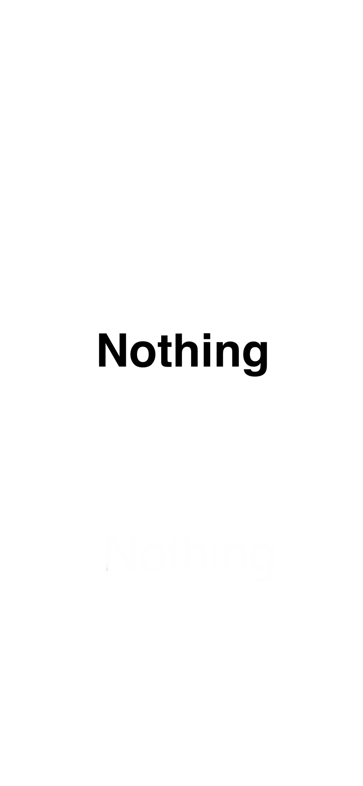 Avatar of Nothing…