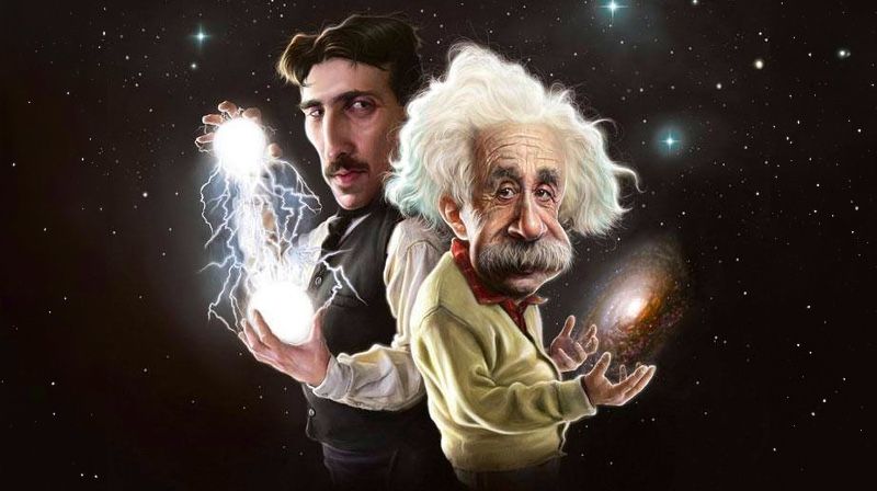 Avatar of Nikola Tesla and Albert Einstein 