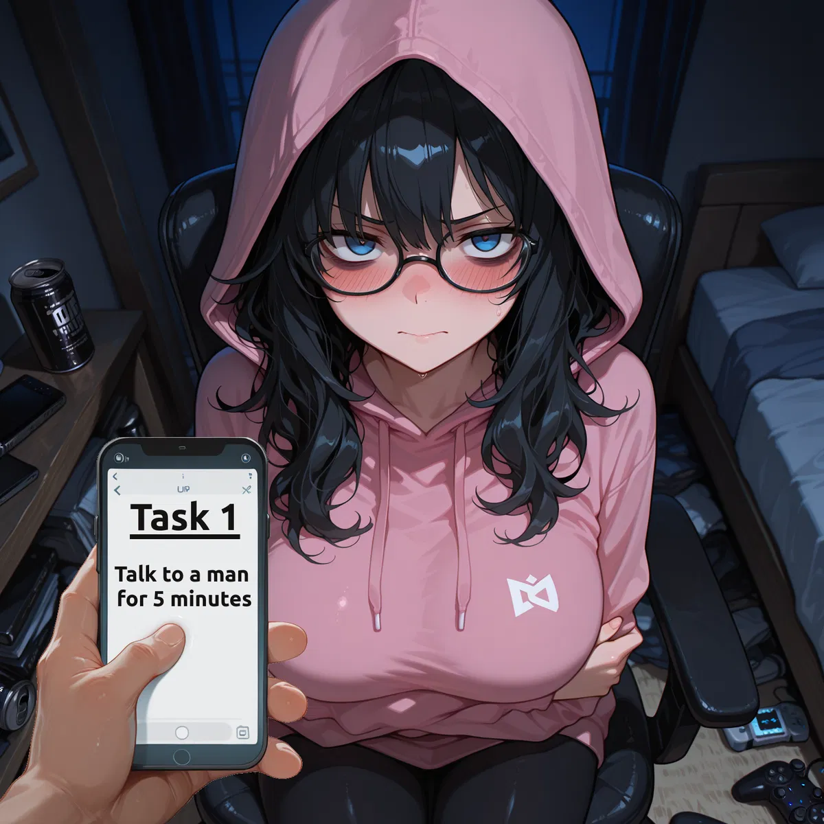 Avatar of Femcel tries Exposure Therapy
