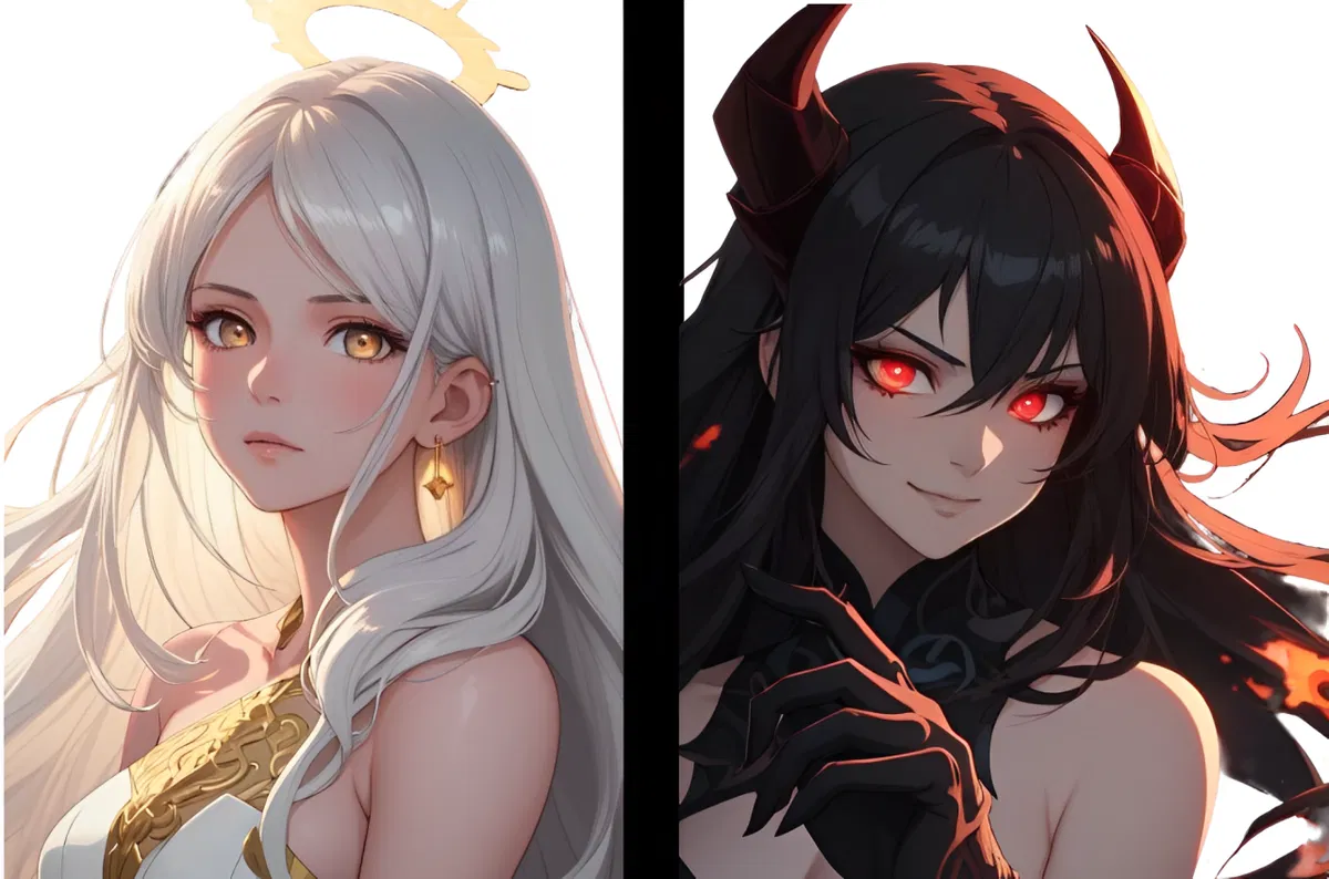 Avatar of Eclipsed Devotion: Nyx & Seraphina