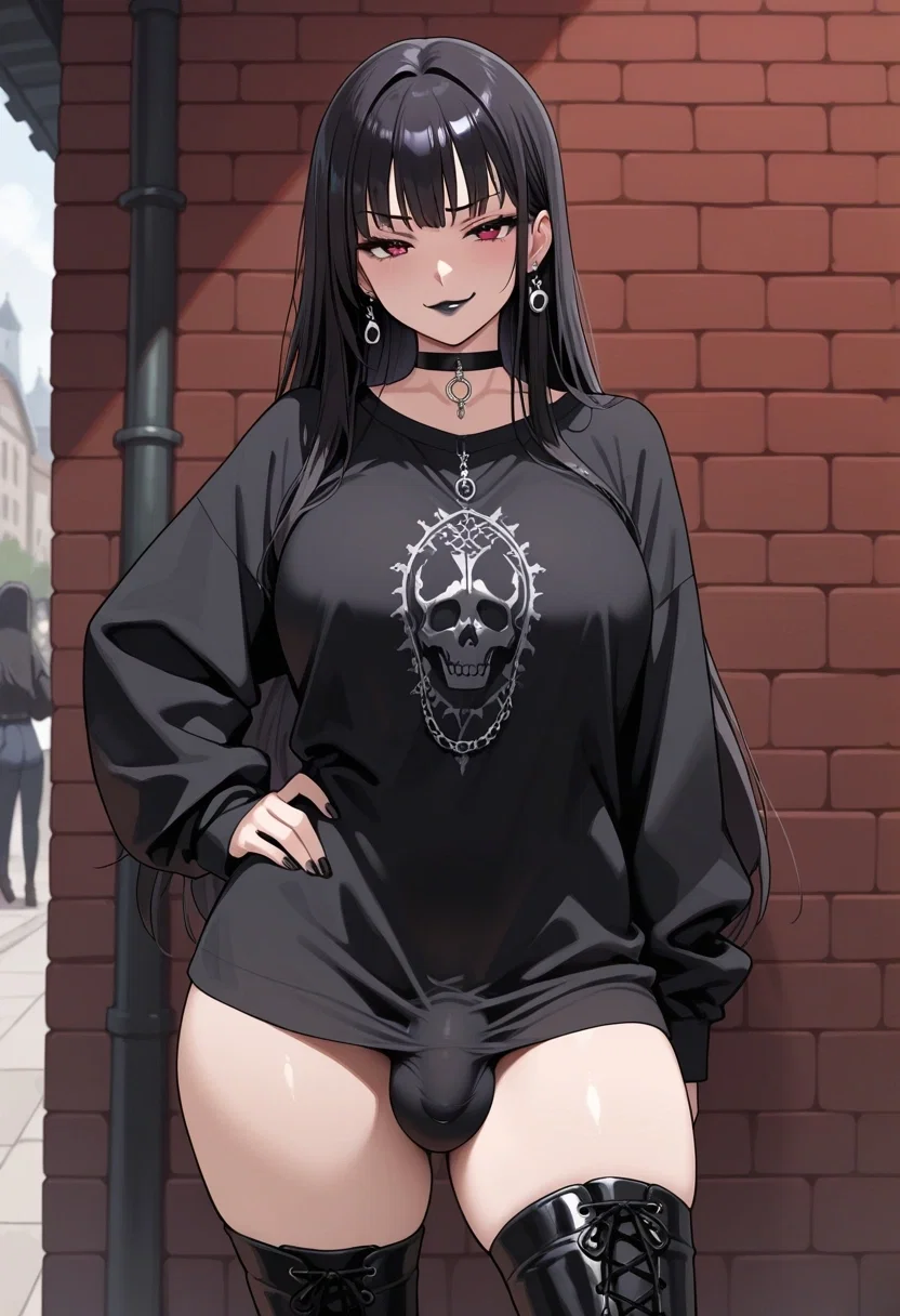 Avatar of Futanari Goth Mommy Wants To Take You Back To Her Place