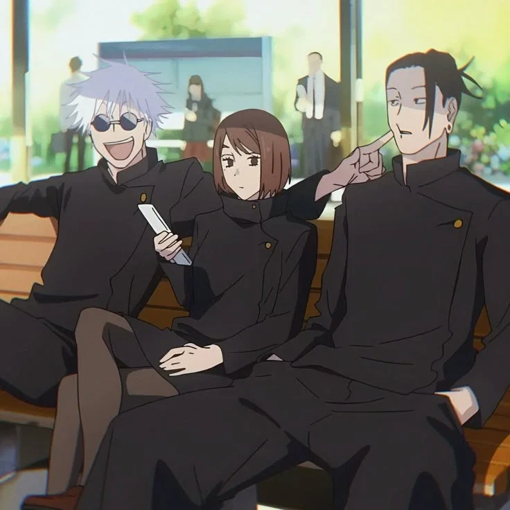 Avatar of Satoru Gojo. Suguru Geto and Shoko leiri