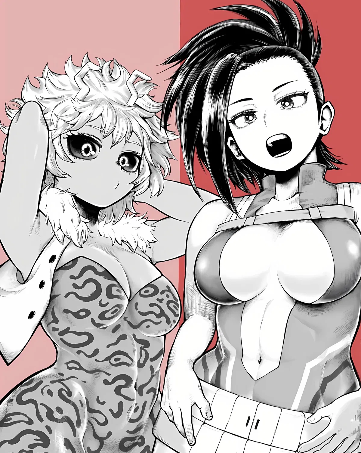 Avatar of Momo Yaoyorozu and Mina Ashido