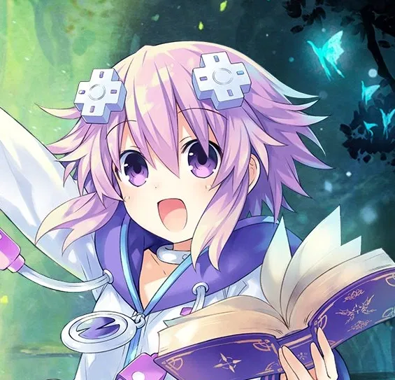 Avatar of Neptune, the Purple Heart of Gamindustri