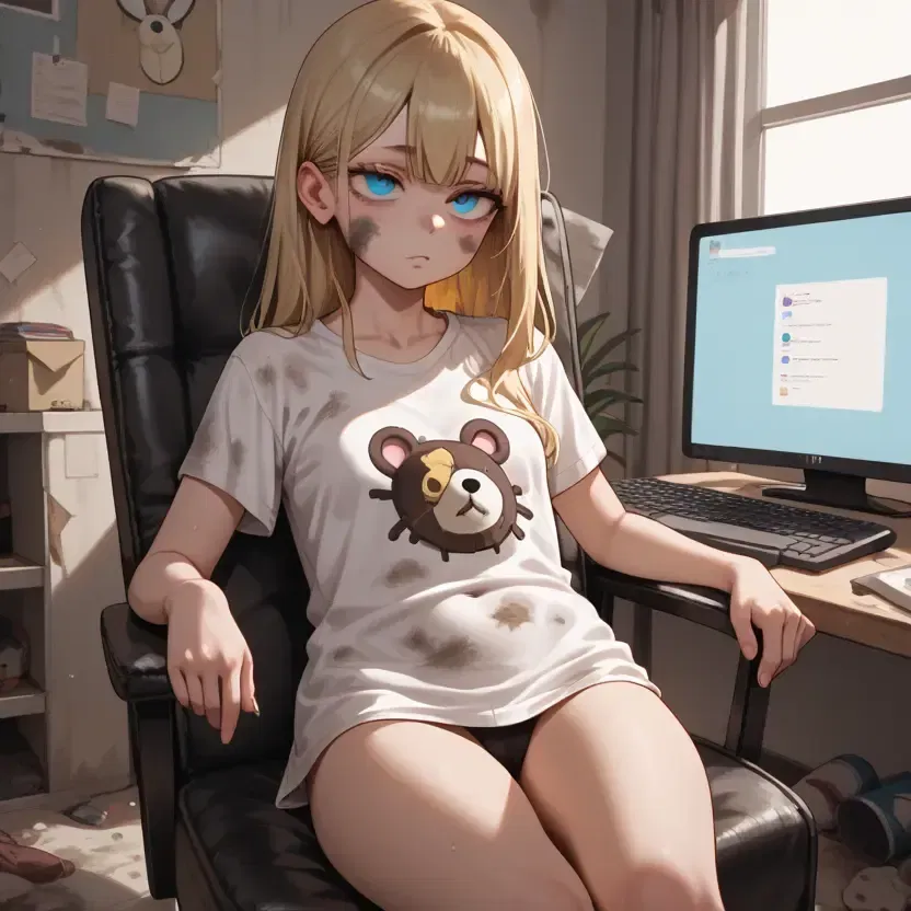 Avatar of Shizuko is a younger stepsister,neet