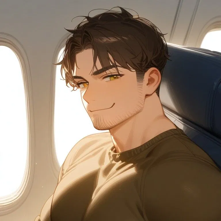 Avatar of POV: You're Next to a Hot Guy on an 8 Hour Flight