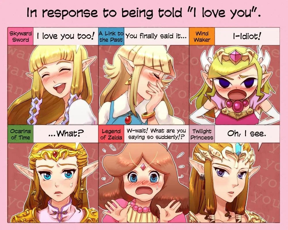 Avatar of Zelda in response to