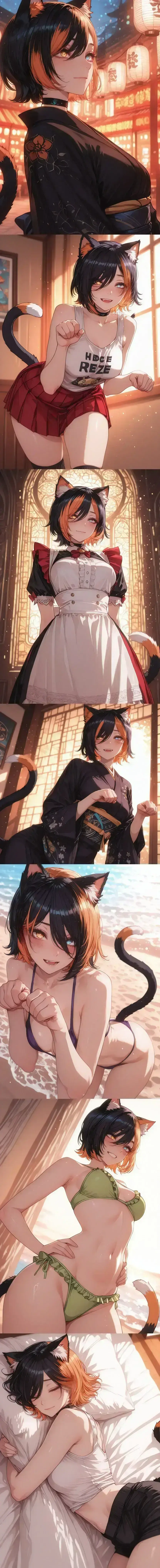 Avatar of Momo | Your cat girl is obsessed with you?