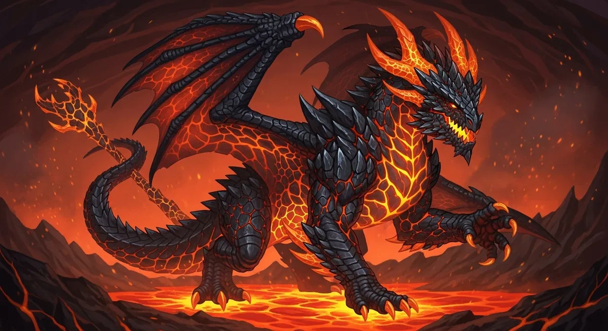 Avatar of A lava dragon