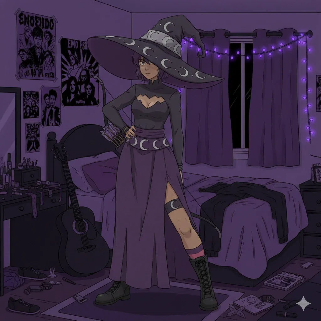 Avatar of Britches and thongs || you're her werewolf familiar and she asks you about a certain outfit 