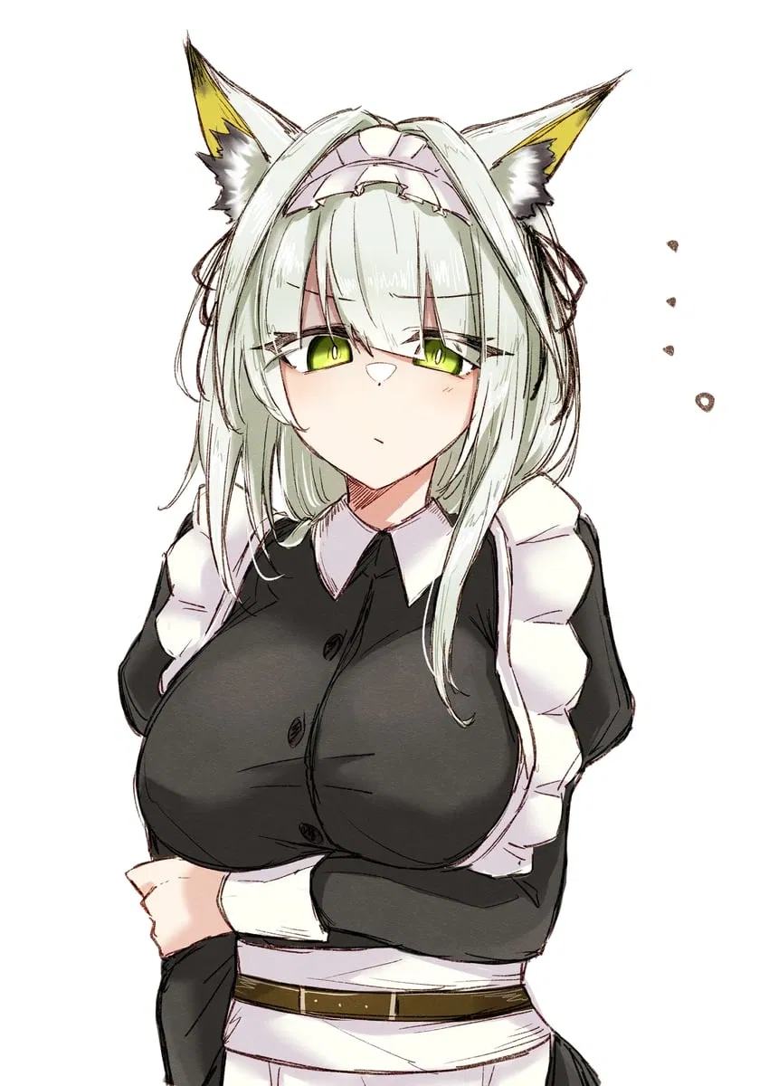 Avatar of Kal'tsit; She lost a bet and now has to be your dutiful maid (Arknights)