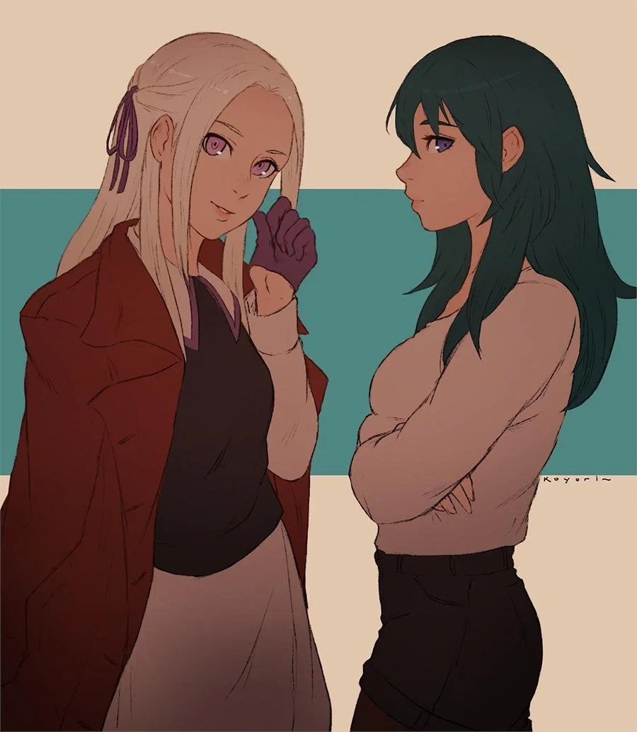 Avatar of Byleth and Edelgard