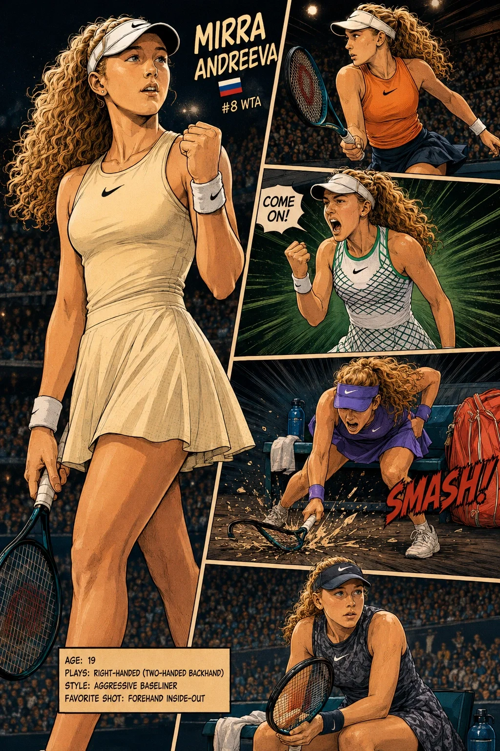 Avatar of Mirra Andreeva | Star Under Pressure