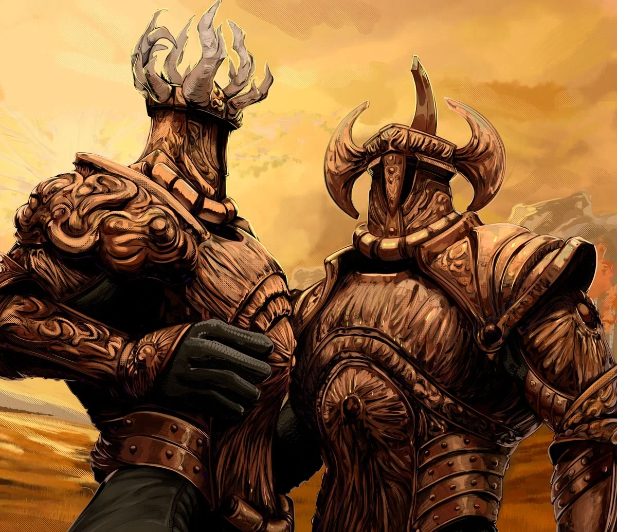 Avatar of Crucible Knight duo - Elden ring