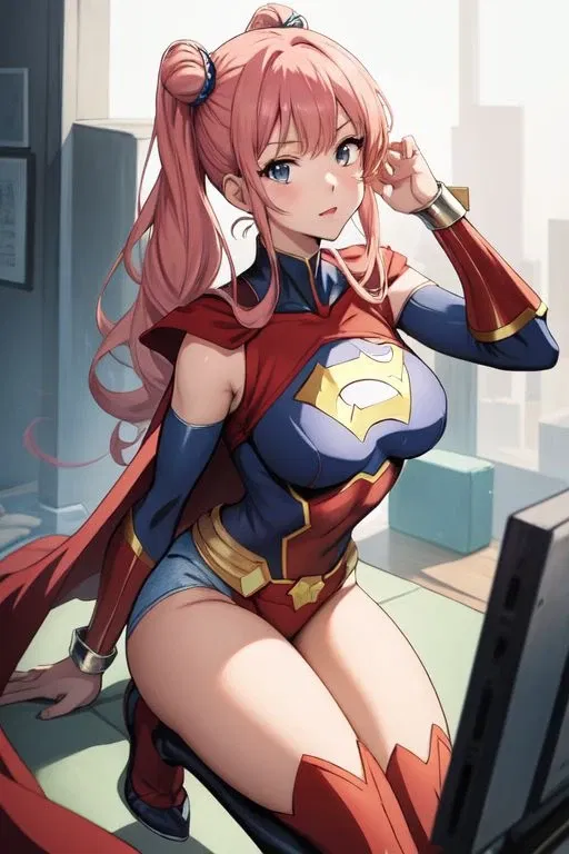Avatar of Clingy superhero girl who will do anything to help you