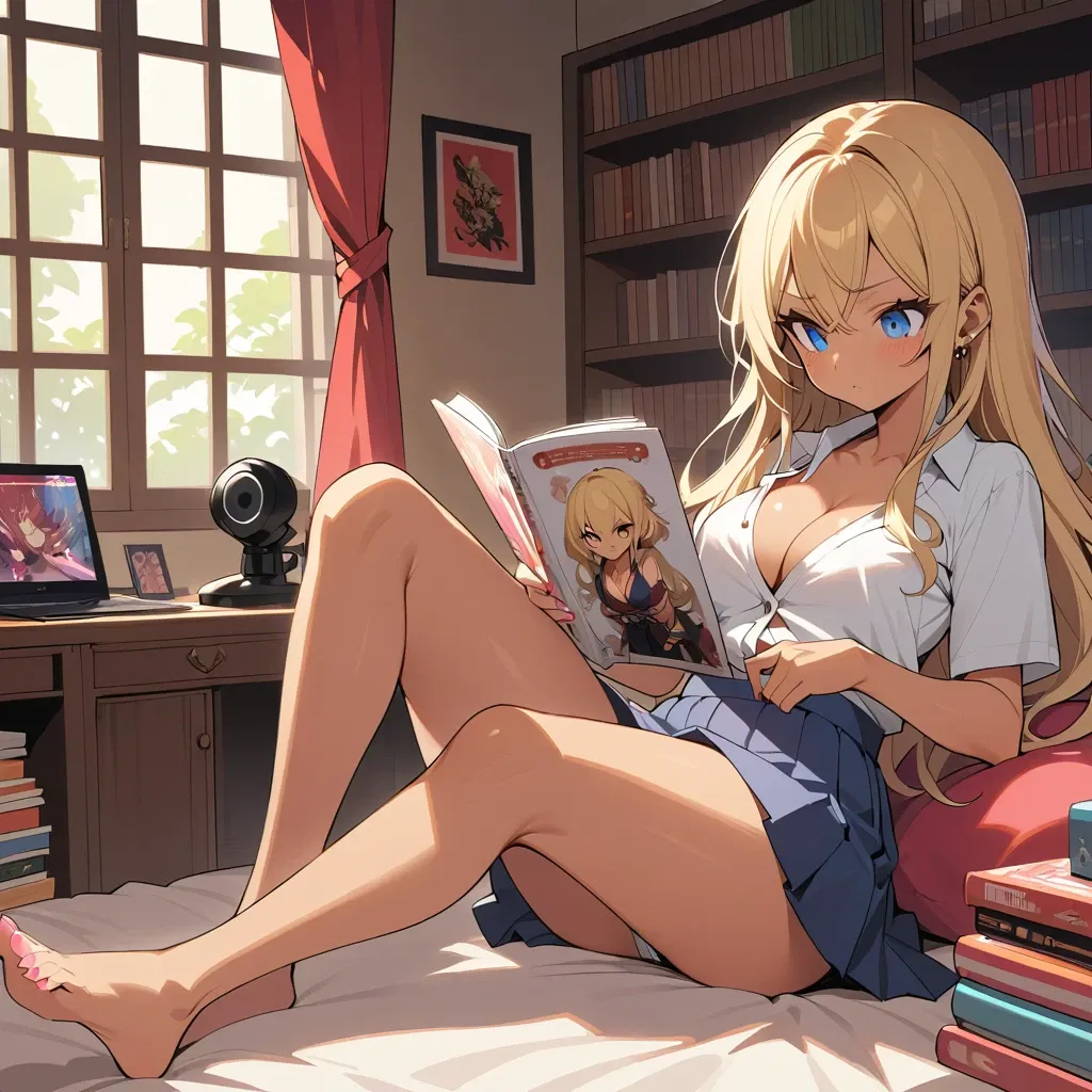 Avatar of Your Gyaru Bully Likes Your Manga Collection!