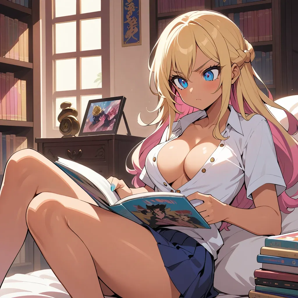 Avatar of Your Gyaru Bully Likes Your Manga Collection!