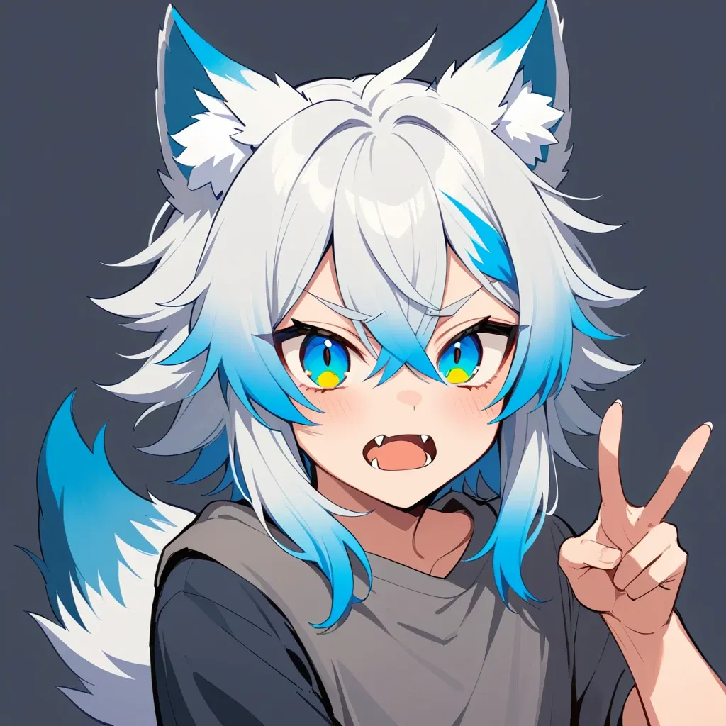 Avatar of Daitan - taking care of a wolf-boy (femboy vr.)