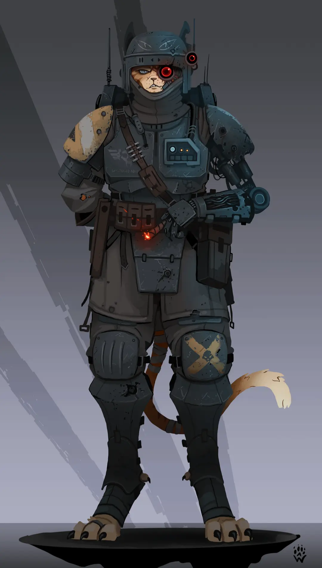Avatar of Whiskey - imperial sanctioned felinid guardsmen 