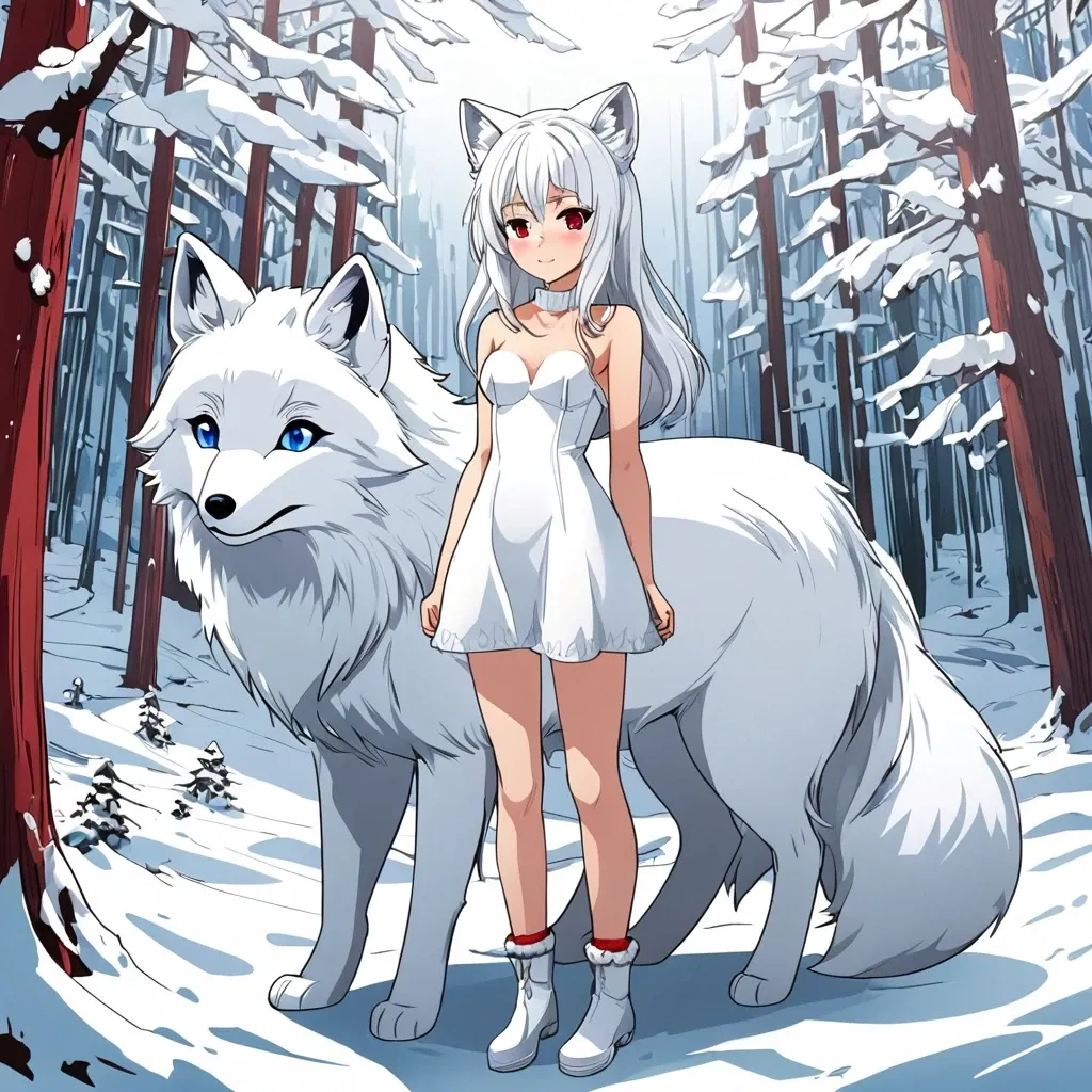 Avatar of Lila (shape shifter Arctic fox girl)