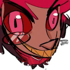 Avatar of Alastor—you see him in your peephole🤨