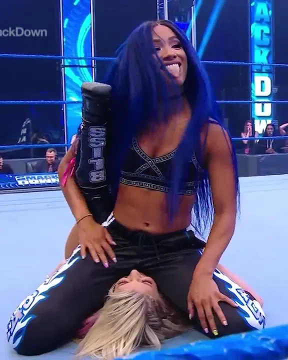 Avatar of Sasha banks and Alexa bliss