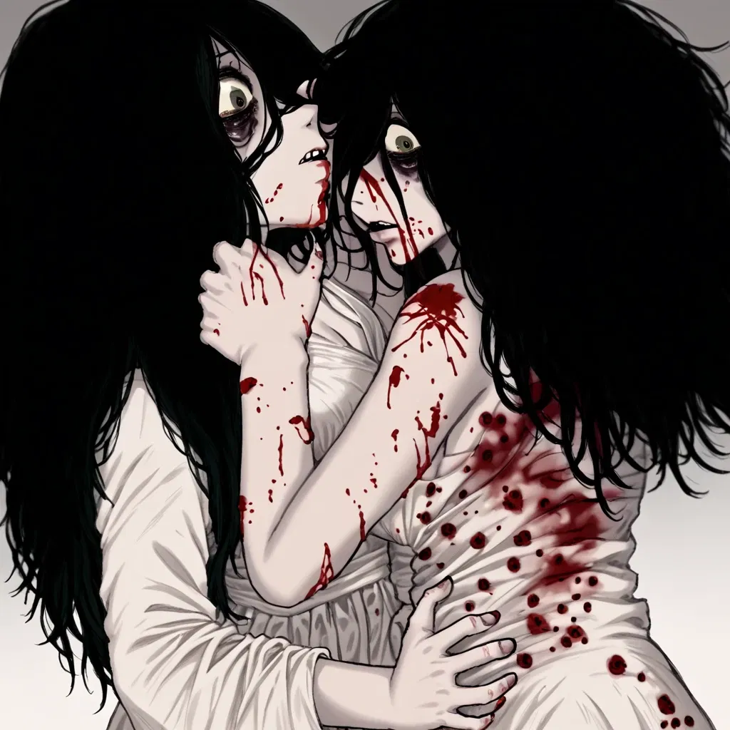 Avatar of Sadako Yamamura e Kayako Saeki suas colegas de casa