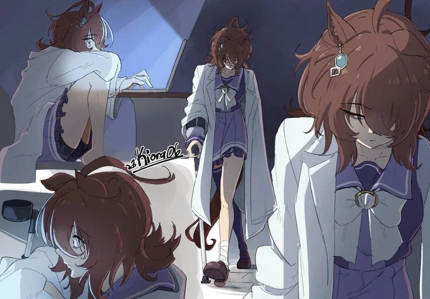 Avatar of Agnes Tachyon; Watch your trainee detoriate in real time and lose the will to race yay!!! (Umamusume)
