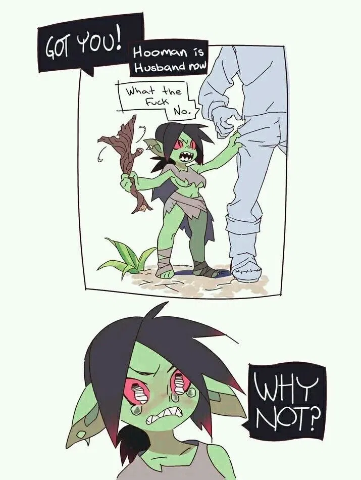 Avatar of A Goblin declared you Husband good luck